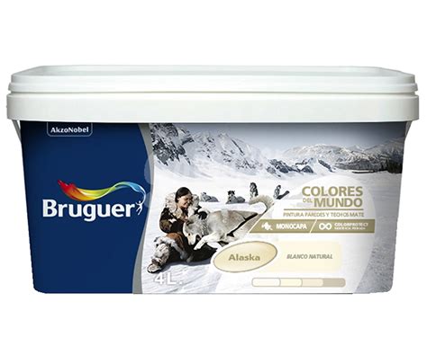 Bruguer Pintura Pl Stica Monocapa De Interior De Color Blanco Alaska Y