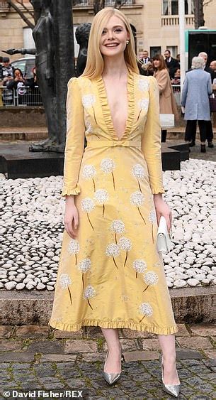 Elle Fanning Joins Leggy Poppy Delevingne And Glam Gwendoline Christie