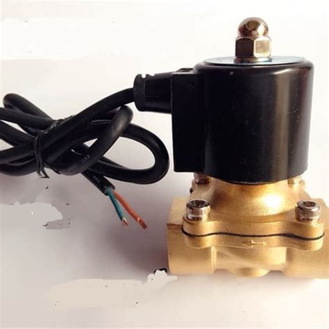 Jual Waterproof Solenoid Valve Kuningan Inchi Vdc Normaly Closed