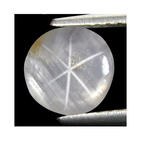 Bid Now Oval Shape Cabochon 6 Rays Gray Star Sapphire Weight 1 40 Cts