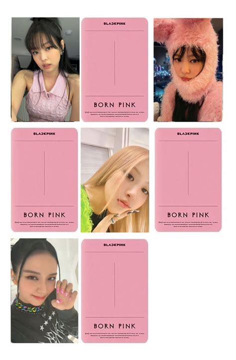 Black Pink Born Pink Photocards