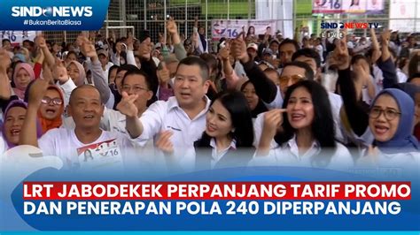 Tarif Promo LRT Jabodevek Diperpanjang Untuk Tingkatkan Animo Penumpang