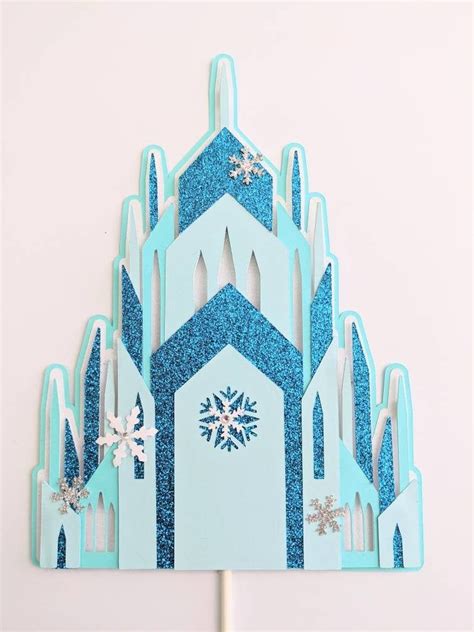 Frozen Elsa Cake Topper Frozen Castle Cake Elsa Cake Toppers Frozen