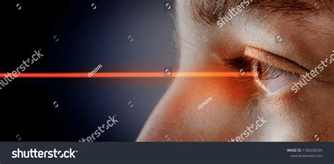 Laser Beam Eye Stock Photo 1180208335 | Shutterstock