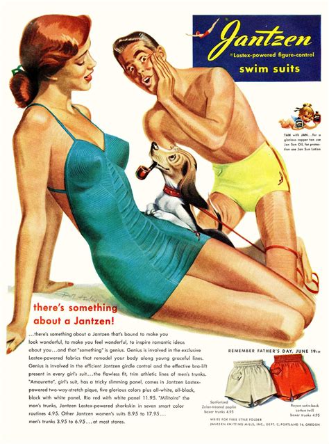 Solve Themes Vintage Ads Jantzen Swim Suits Jigsaw Puzzle Online With