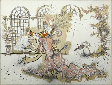 Ronald Searle Art Work Whatever Happened To The Romanoffs Lithograph