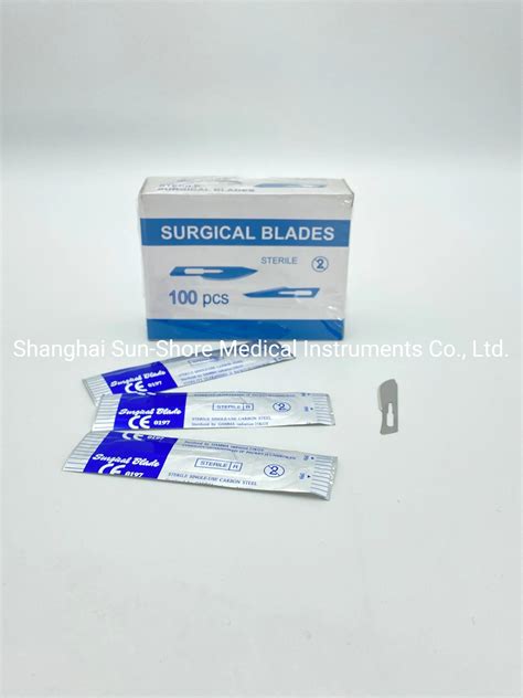 Medical Disposable Sterile Stainless Steel Carbon Steel Surgical