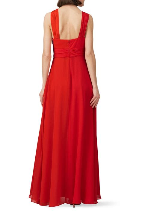 Colorblock Halter Gown By Jill Jill Stuart Rent The Runway