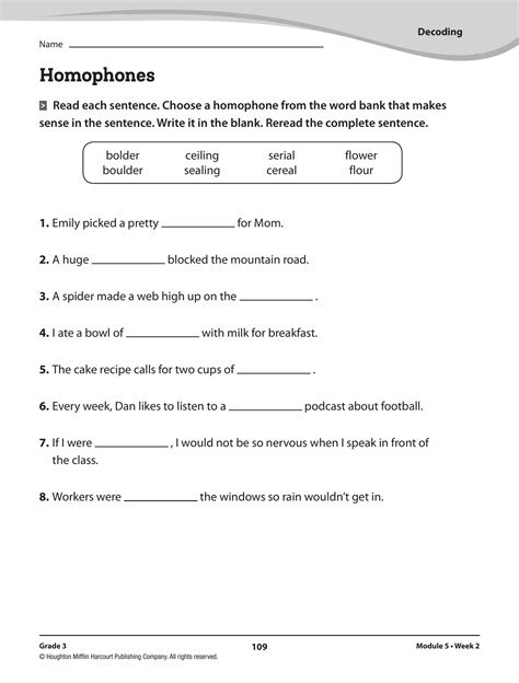 Homophones Interactive Worksheet Edform Worksheets Library