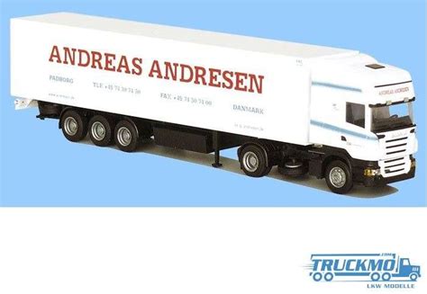 AWM Andresen Scania R Topline Aerop Refrigerated Box Semitrailer 73618