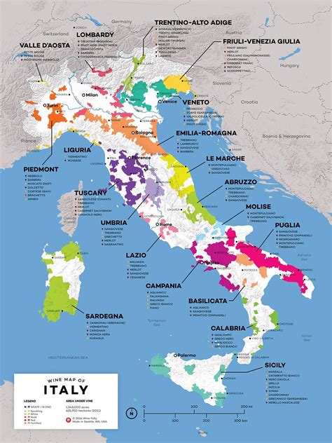 Regioni Vinicole Italiane La Mappa Del Vino Italiano Per Regione