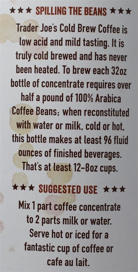 Trader Joe's Cold Brew Coffee Concentrate - BecomeBetty.com