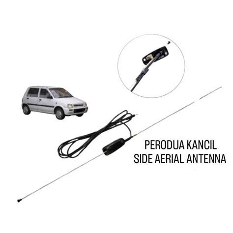 Perodua Kancil New Old Model Fm Am Radio Antenna Side Aerial Black Base