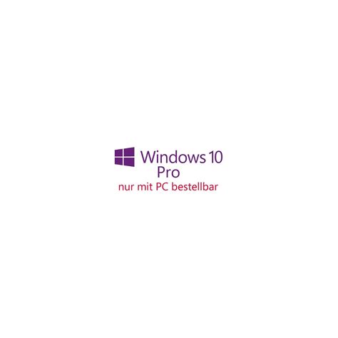 Microsoft Windows 10 Pro for Refurb PCs 64bit NEU/NEW
