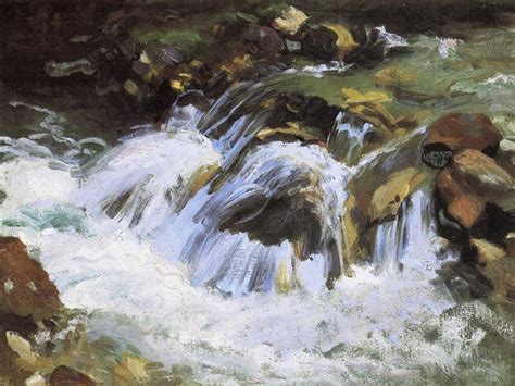 Art Prints Of Mountain Stream Tyrol By John Singer Sargent