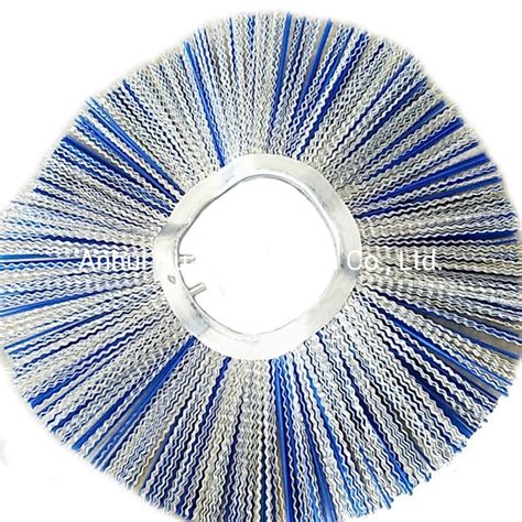 Pp And Steel Wire Road Sweeper Brushes Wafer Broom China Wafer Broom