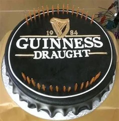 Guinness Beer Birthday Cake