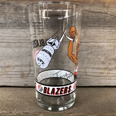 Vintage Dairy Queen Glass Nba Portland Trail Blazers 93 94 Terry Porter G014 2000toys