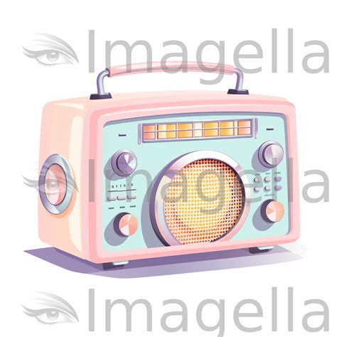 Radiant Radio Cliparts Vibrant And Vintage Images For Your Creative