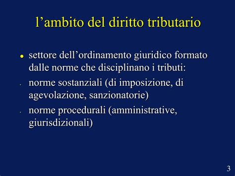 Ppt Il Diritto Tributario La Nozione Di Tributo E Il Principio Di