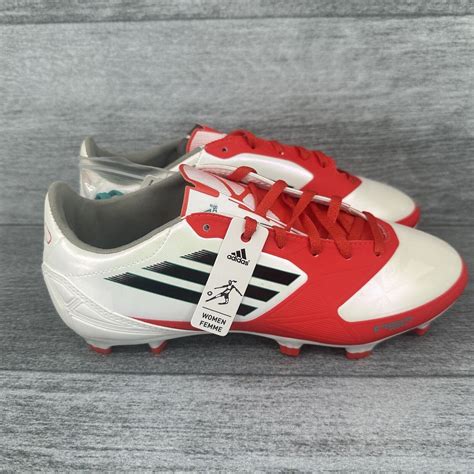 Adidas Womens F30 Trx Fg Soccer Cleats Size 55 Whitered V23933 Ebay