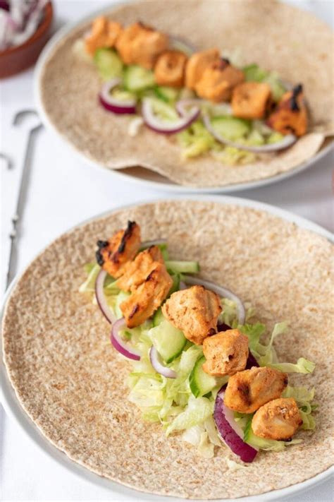 Chicken Tikka Wraps Neils Healthy Meals