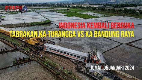 Detik Detik Tabrakan Adu Banteng Keret Api Turangga Vs Ka Bandung Raya