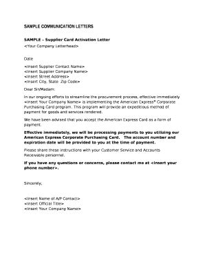 Sample Communication Letters Doc Template Pdffiller