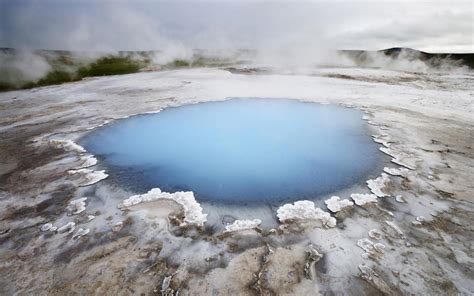 Hot Spring In The Thermally Active Area Of Hveravellir Iceland Full HD