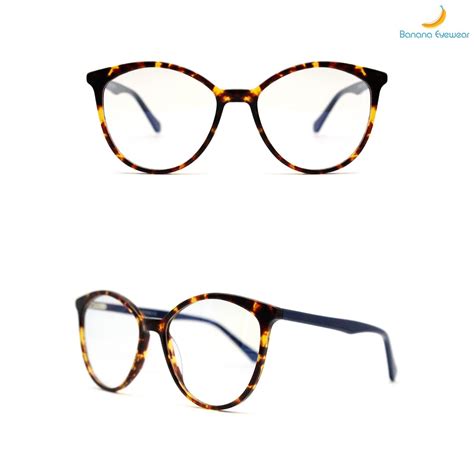 New Design Vintage Shape Lady Acetate Optical Anti Blue Light Optical