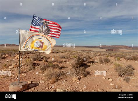 Navajo Nation Flag Stock Photo - Alamy