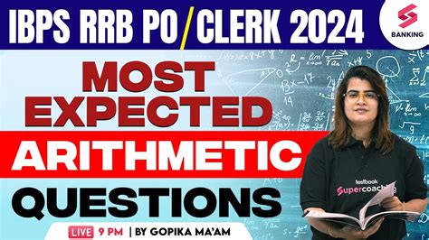 IBPS RRB PO CLERK 2024 Most Expected Arithmetic Questions PYP Based