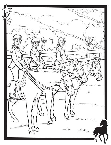 Coloriage De Chevaux Imprimer Le Club Grand Galop Orellana Saides