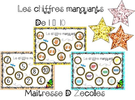 Maths Les Chiffres Manquants Chiffres Mains Numicons Ateliers