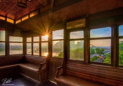 Duquesne Incline Inside the Cable Car at Sunrise Pittsburgh PA - Etsy