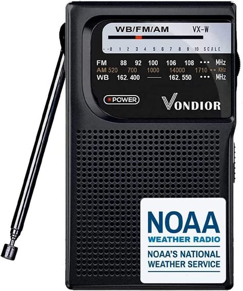 Noaa Weather By Vondior Emergency Portable Radio Review Weather Radio