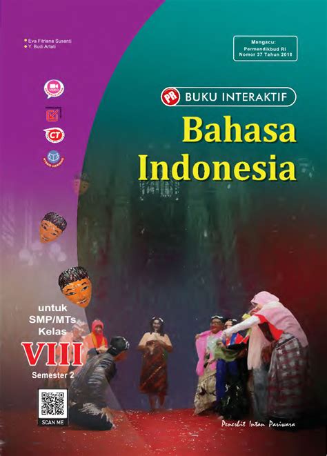 Buku Interaktif PR Bahasa Indonesia VIII Semester 2 2021 Intan