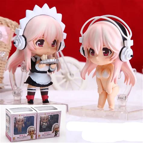 Anime Super Sonico Heandphone In Bikini Sexy Action Figure Toys Maid Sonic Cosplay Figuras Dolls