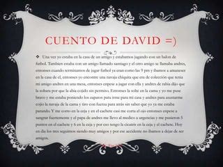 Cuento David D Ppt