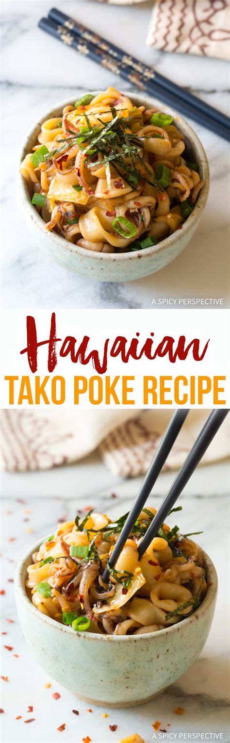 Hawaiian Tako Poke A Spicy Perspective