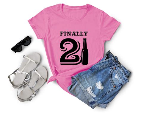 Finally 21 Svg 21st Birthday T For Her 21st Birthday Svg Etsy