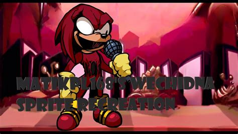 Fnf Vs Sonic Exe Parallax Wechidna Sprite Recreation YouTube