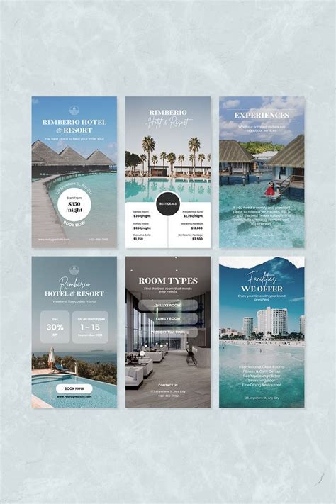 Elegant Staycation Hotel Promotion Your Story Free Canva Template