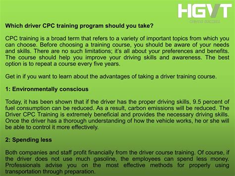 Ppt Know Everything About Cpc Driving Training Course Powerpoint Presentation Id10798902