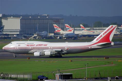 Air India Boeing 747 400 At Lhr Vt Esn Picture Taken In Flickr