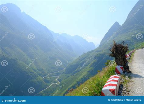 Winding Roads Through Valleys And Karst Mountain Scenery In The North