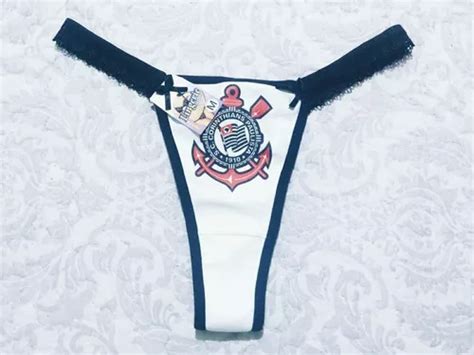 Calcinha Tanga Fio Dental Corinthians Lingerie Sexy Sensual Mercadolivre