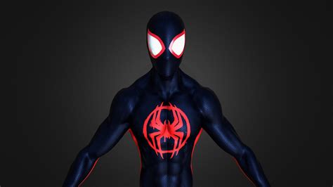 Spider Mam Across The Spider Verse Miles Morales Buy Royalty Free 3d Model By Afshan Ali