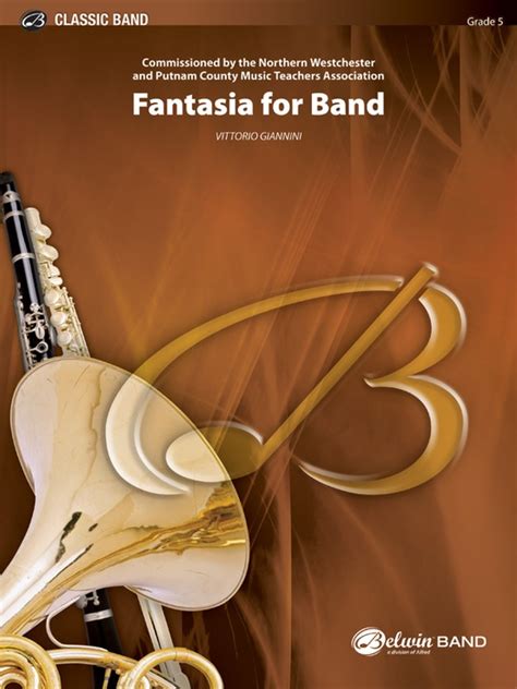 Fantasia for Band: Concert Band Conductor Score & Parts: Vittorio ...