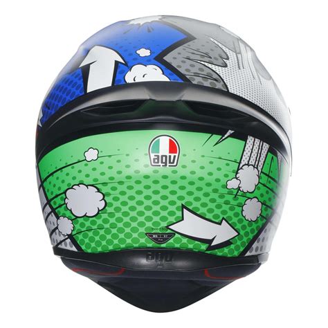 Casque Int Gral Agv K S Bang Italie Bleu Mat Casque Int Gral Sur La